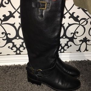 ralph lauren knee high boots
